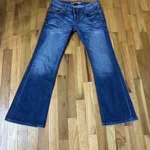 BKE Stella Boot Cut Jeans Women’s 29 X 28 Dark Wash Stretch Denim 5 Pockets